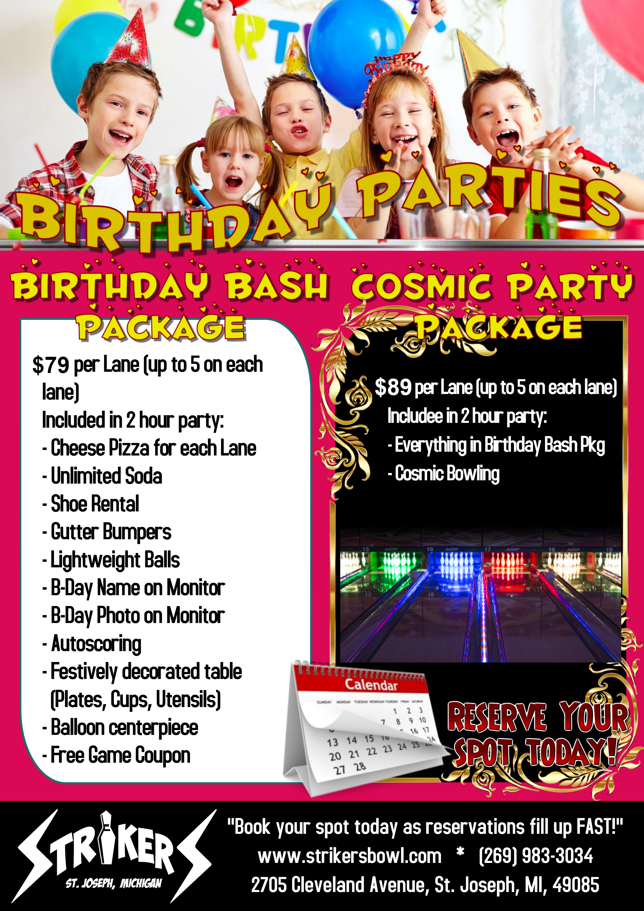 birthday packages